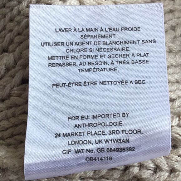 Anthropologie Moth Sana Foiled Metallic Gold Knit Tank Top - Picture 11 of 12